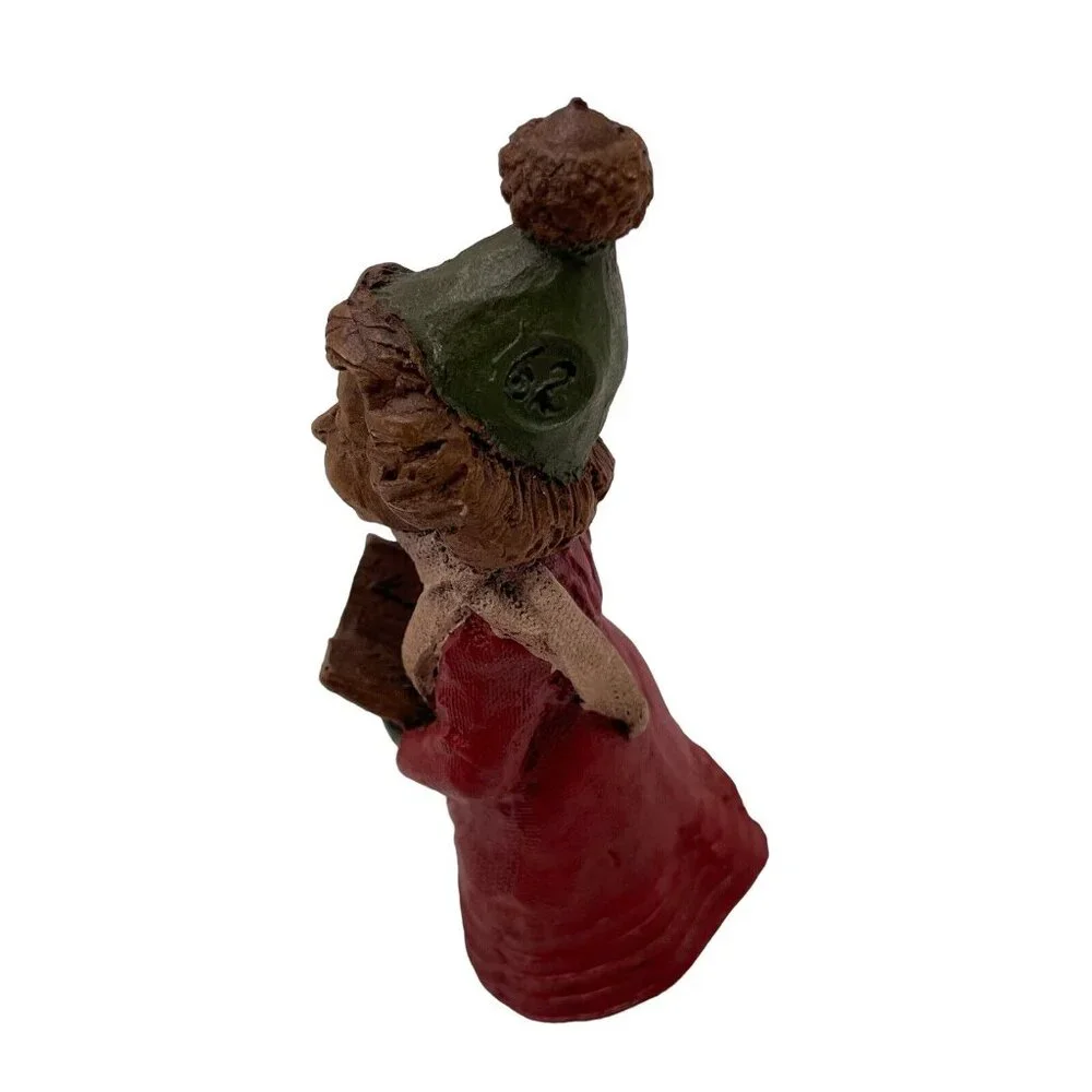 Set Of 2 Tom Clark 1987 Christmas‎ Caroling Gnomes Red Green # 62 & 72 Figurines